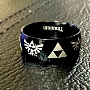 Titanium Zelda ring size 7